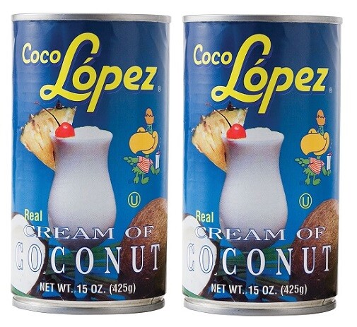 Coco Lopez Cream Of Coconut 2 Can Pack