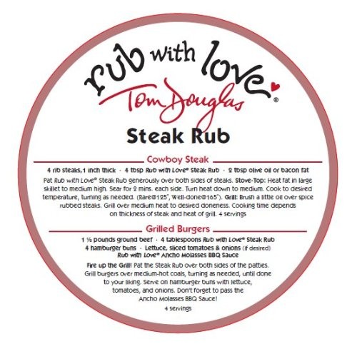 Rub with Love by Tom Douglas Steak, 1 lb