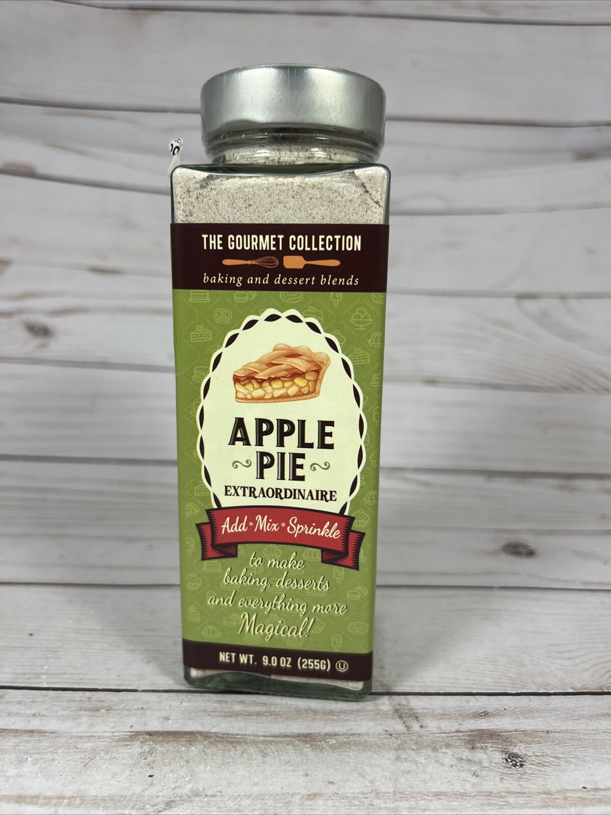 Apple Pie The Gourmet Collection Baking Spice Add Mix Sprinkle 9oz BB:11/2026