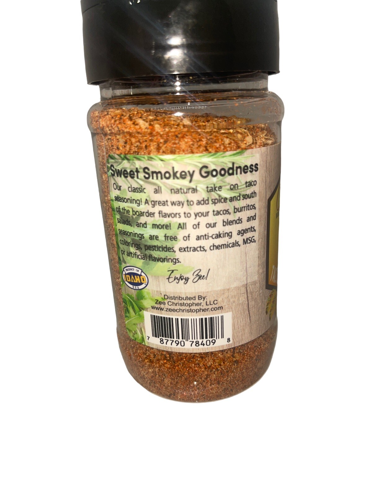Chef Zee’s Seasonings – Taco Seasoning Blend Buy Idaho Preferred GF DF Tex Mex