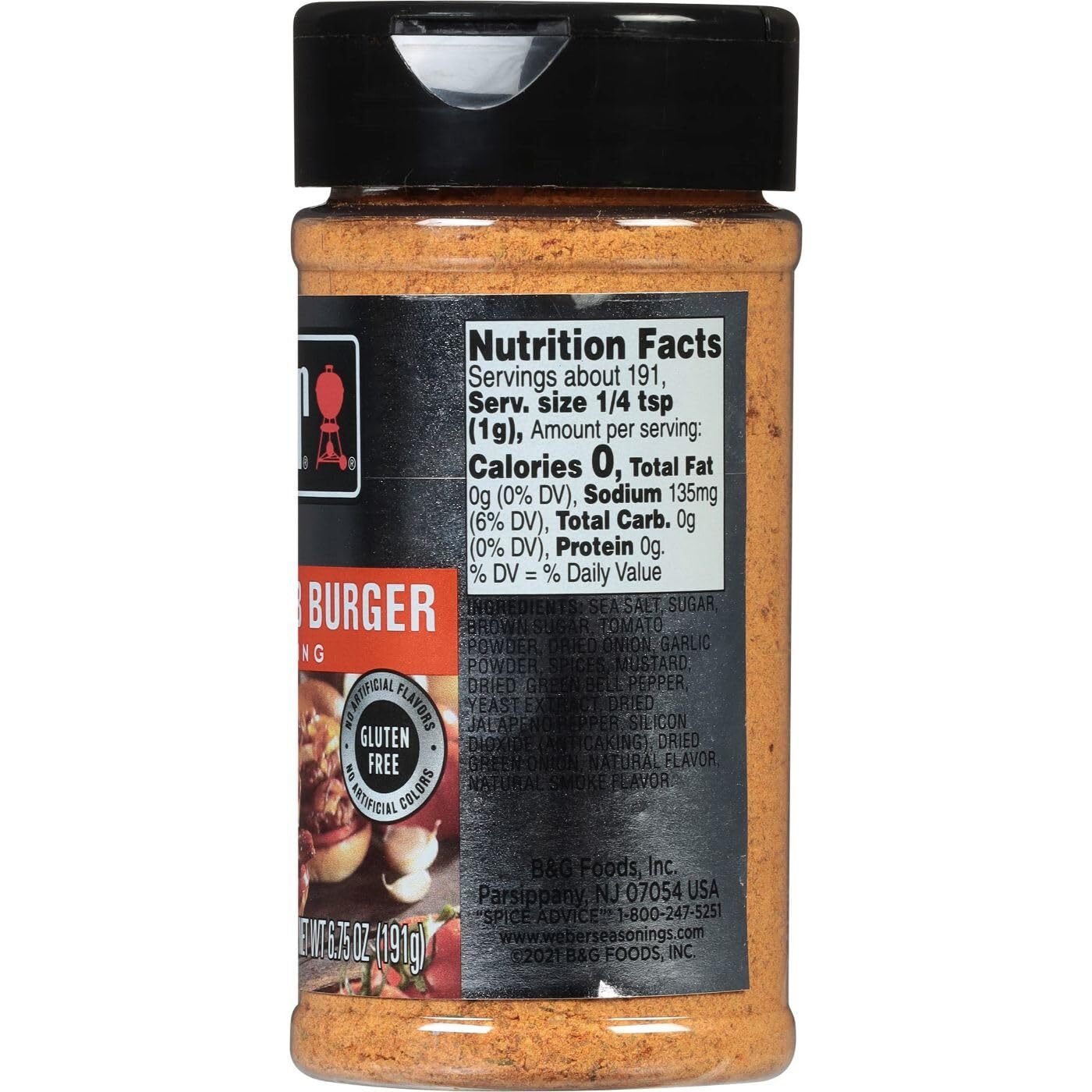 Flavor Bomb Burger Seasoning, 6.75 Ounce Shaker