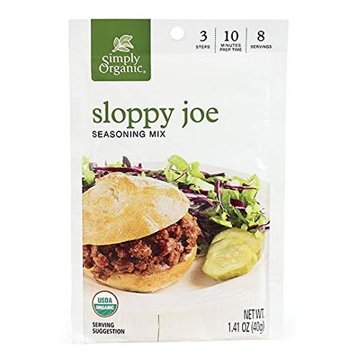 Simply Organic Sloppy Joe Certified Organic, 1.41 Ounce