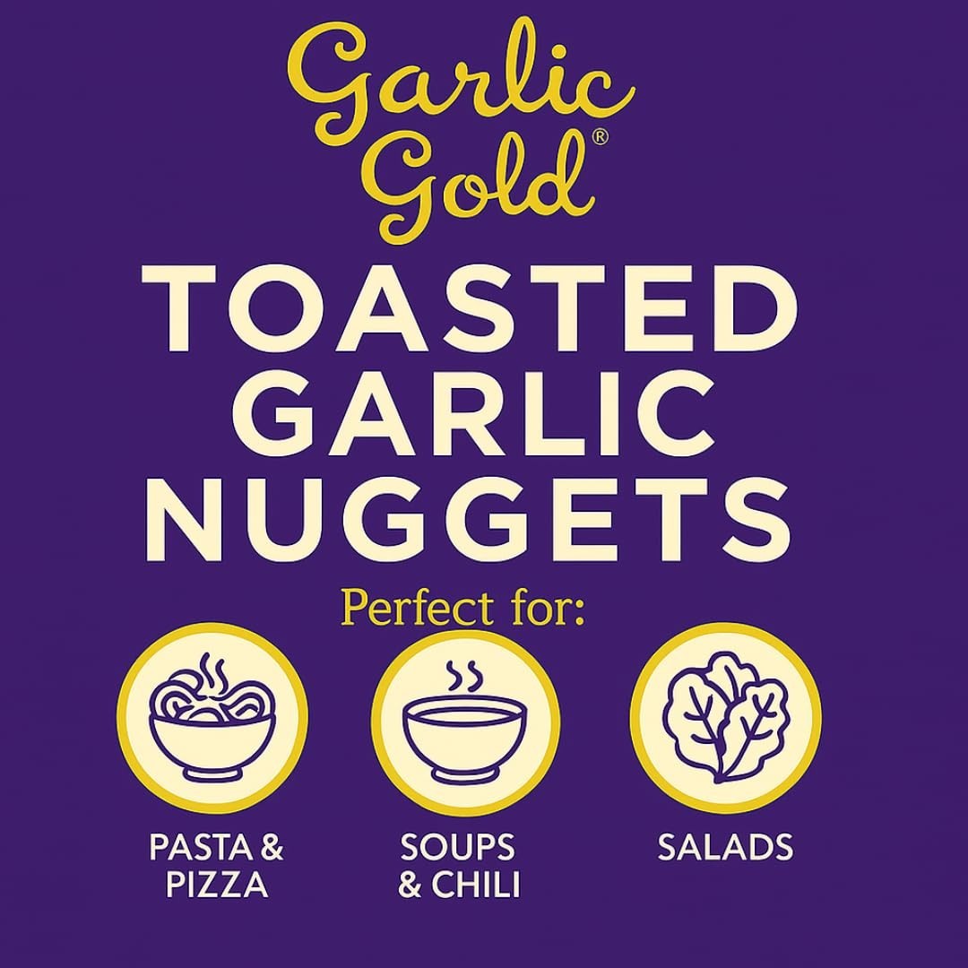 Crunchy Salad Topper, USDA Organic Garlic Seasoning 6-Pack
