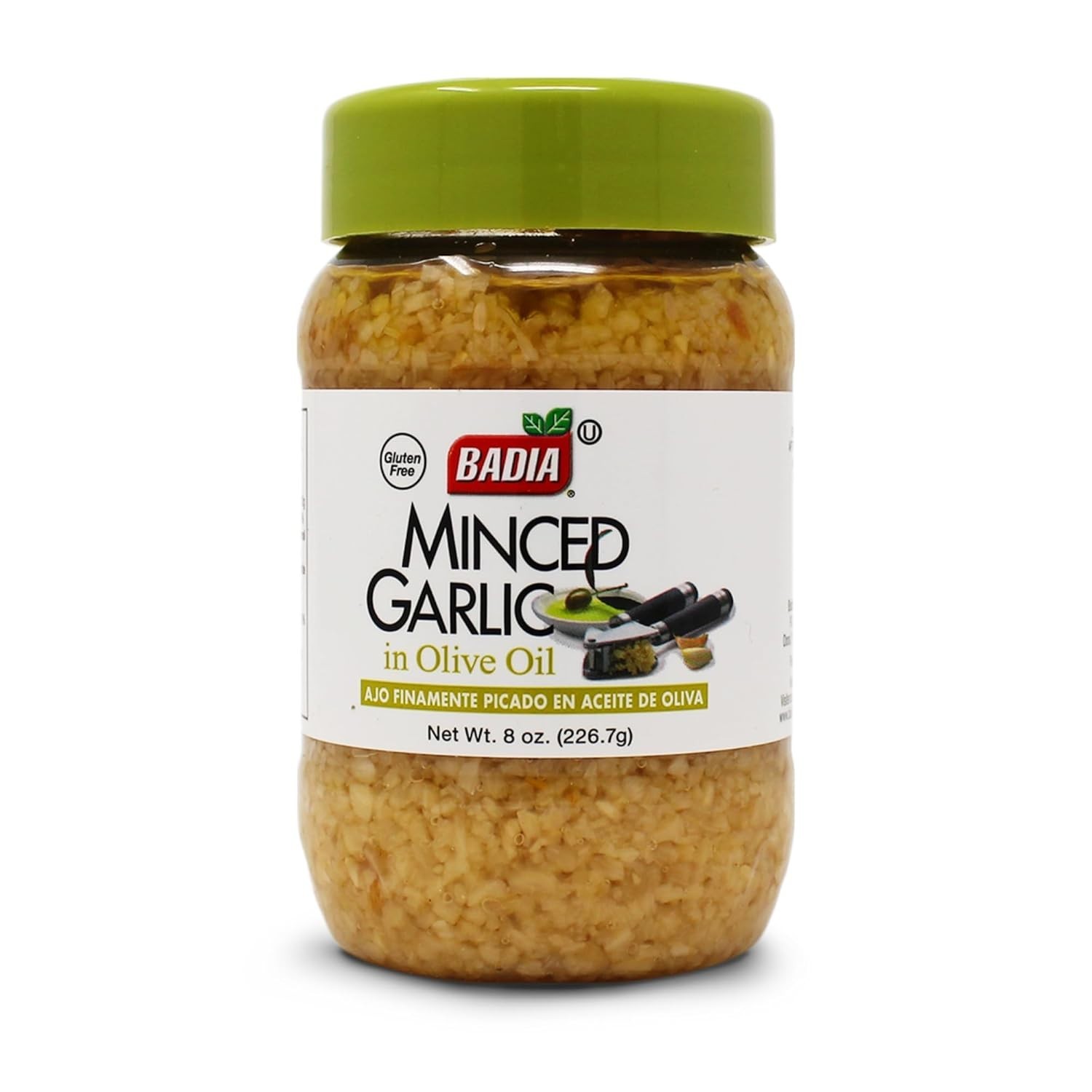Easy-to-Use Minced Garlic in Olive Oil – 8 oz, Enhance Your Cooking Effortlessly