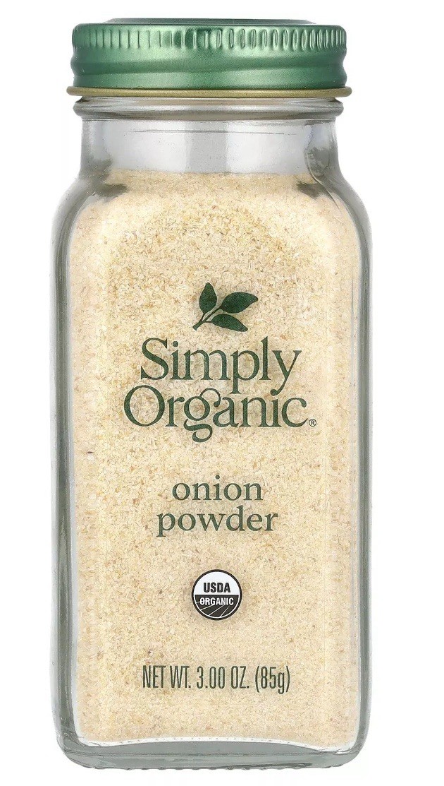 Box Of 6 Onion Powder, 3 oz (85 g) Simply Organic Exp 9/2027