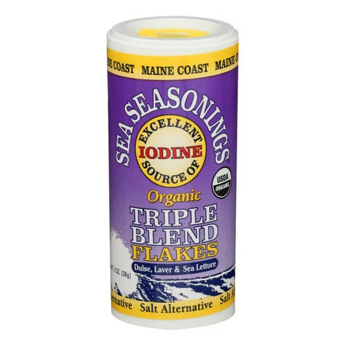 Maine Coast Sea Vegetables, Sea Seasonings Organic Triple Blend Flakes, 1.5 Oz