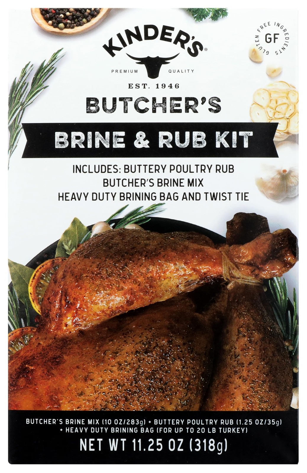 Butcher’s Brine Kit, Includes Buttery Poultry Rub, Butcher’s Master Mix and H…