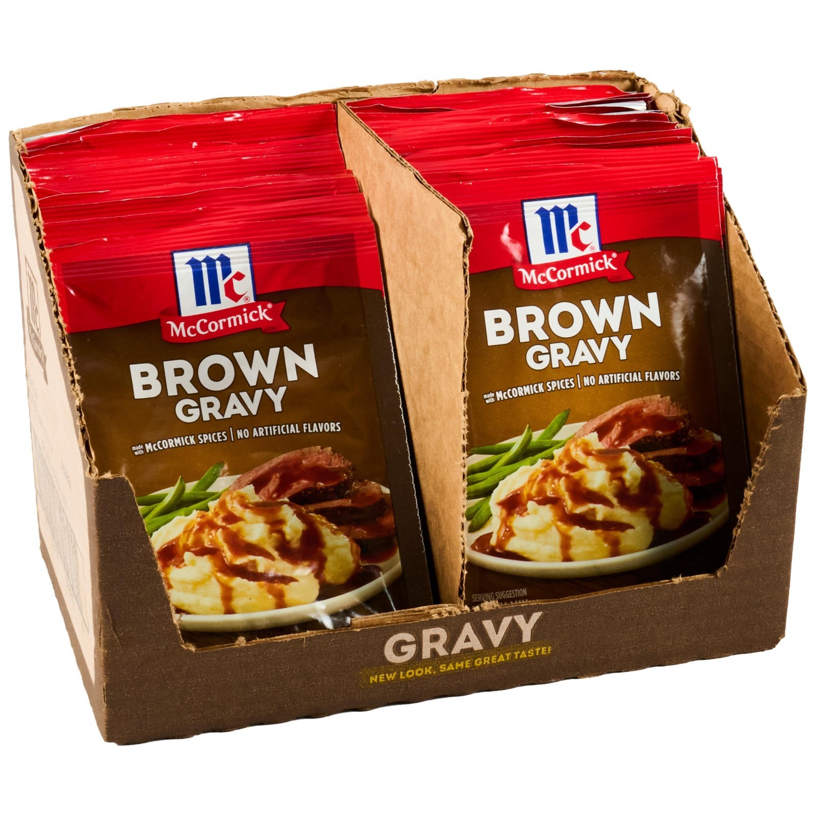 Savory Brown Gravy Mix, 0.87 oz – Bulk Pack of 24 for Delicious Meals