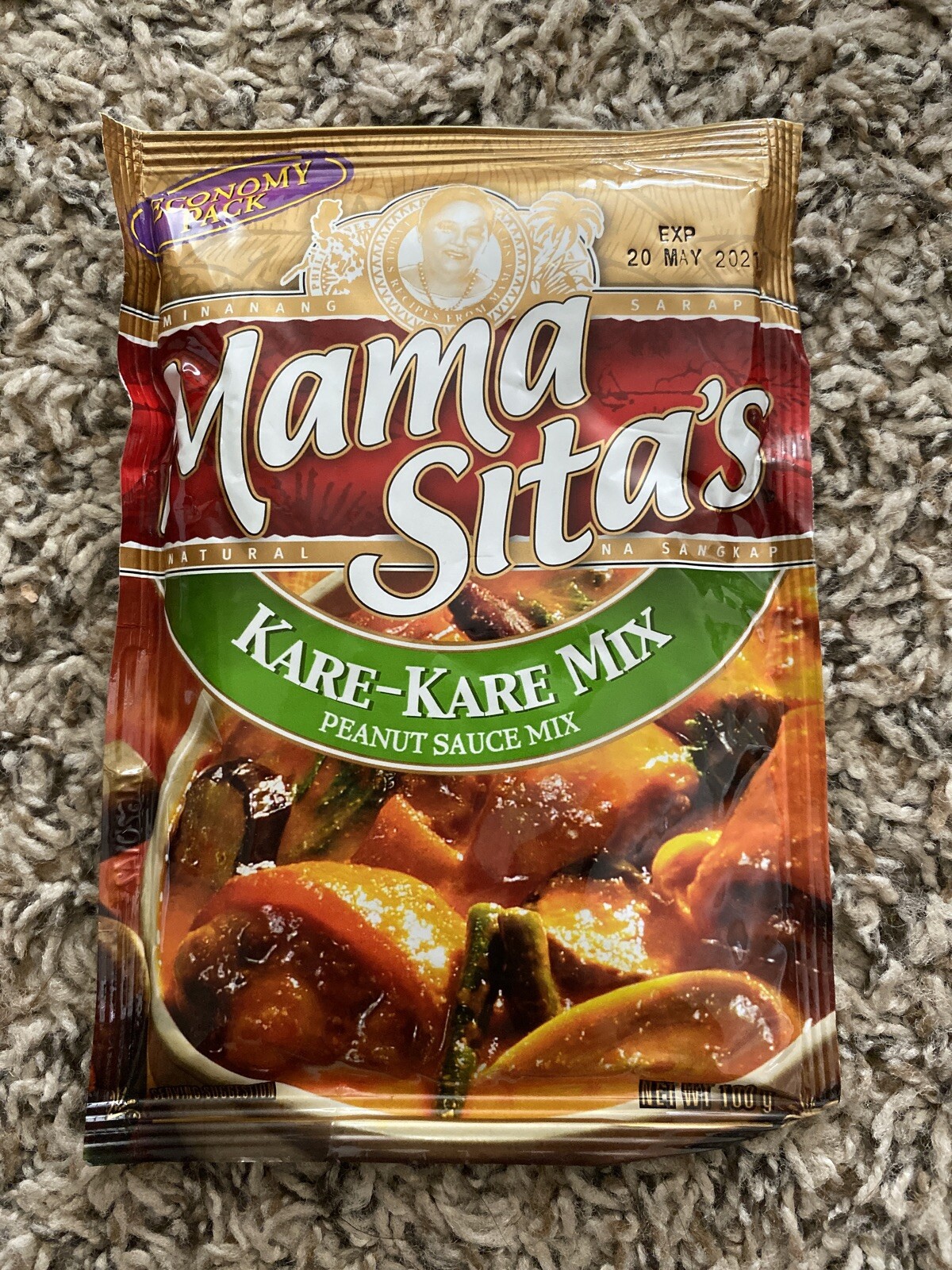 Mama Sita’s Kare Kare Mix 100g lots of 2