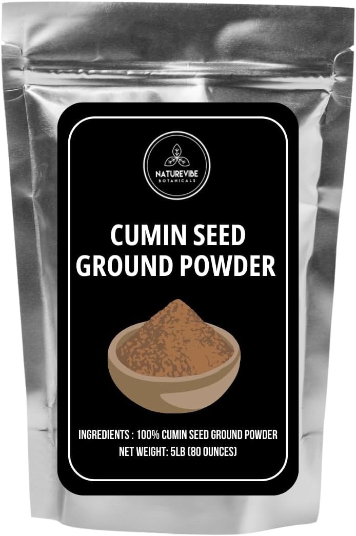 Cumin Seed Powder by Naturevibe botanicals, 5lb (Cuminum cyminum L.) | Premiu…