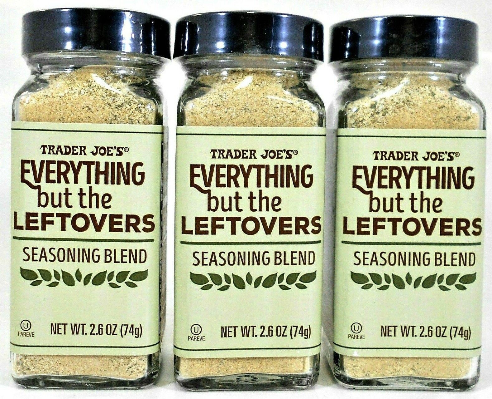 3 Pack Trader Joe’s Joes Everything But The Leftovers Seasoning Blend 2.6 oz ea
