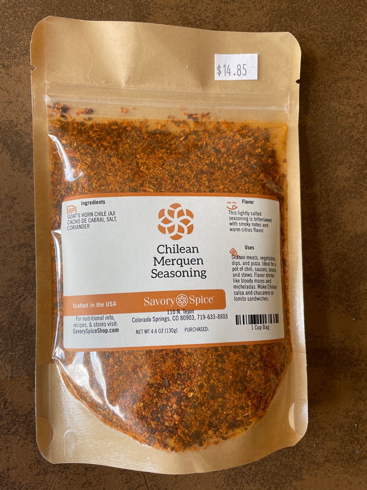NEW Savory Spice Chilean Merquen Seasoning, 4.6 oz, SEALED