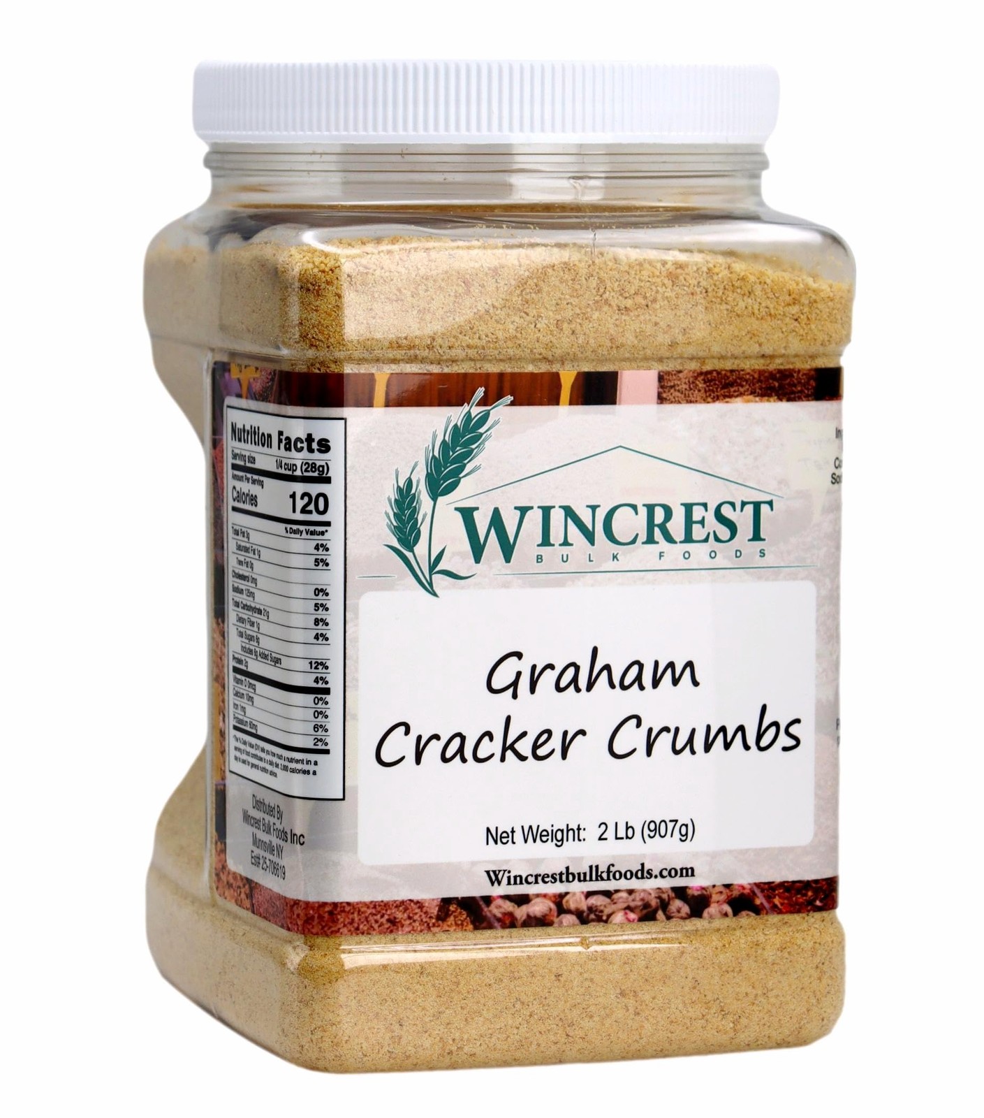 Graham Cracker Crumbs – 2 Lb Tub