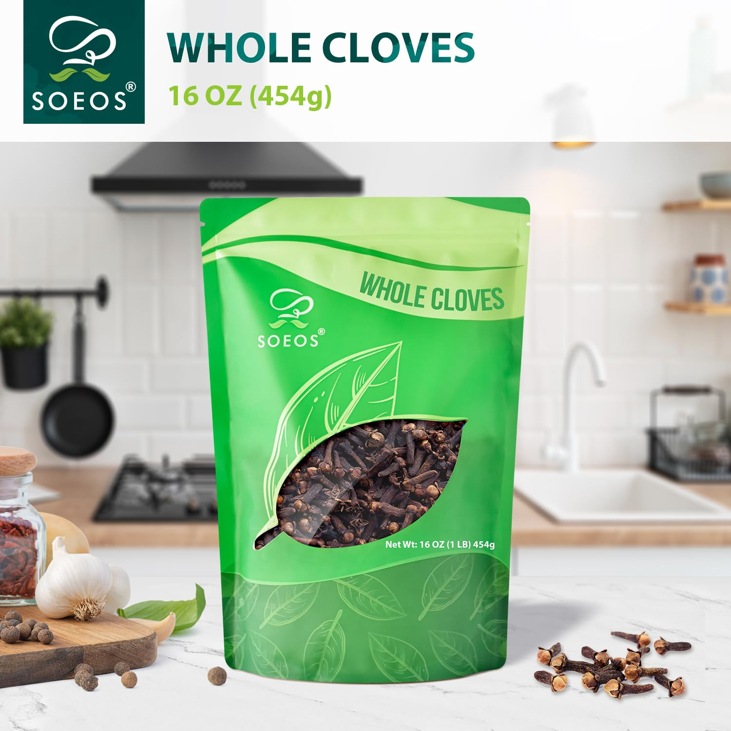 Whole Cloves 16 Ounce Bulk, Premium Quality Fresh Hand Picked Cloves Whole, Grea