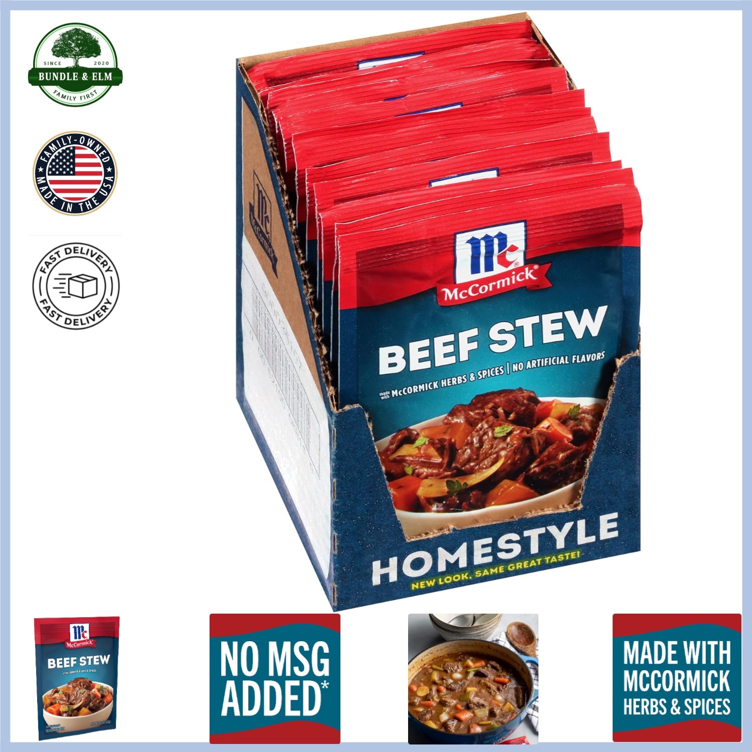 Expertly Blended Beef Stew Seasoning – 1.5 oz Pack of 12 for Savory Flavor