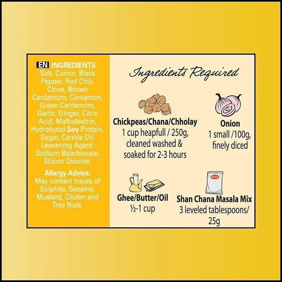 Shan Chana Masala 100g Free Shipping World Wide
