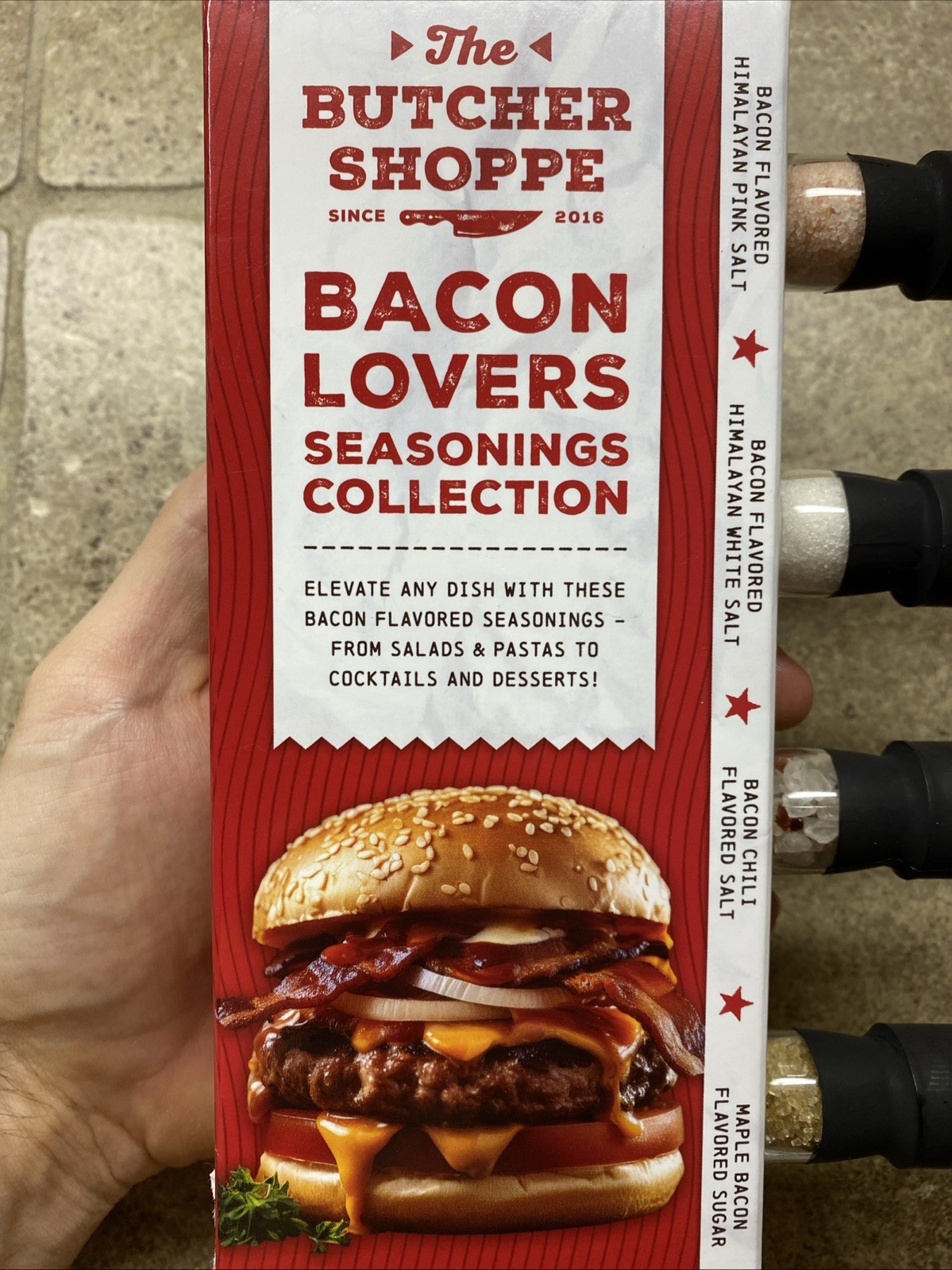 2 The Butcher Shoppe Bacon Lover Spice Collection 4-Pack Gift Set