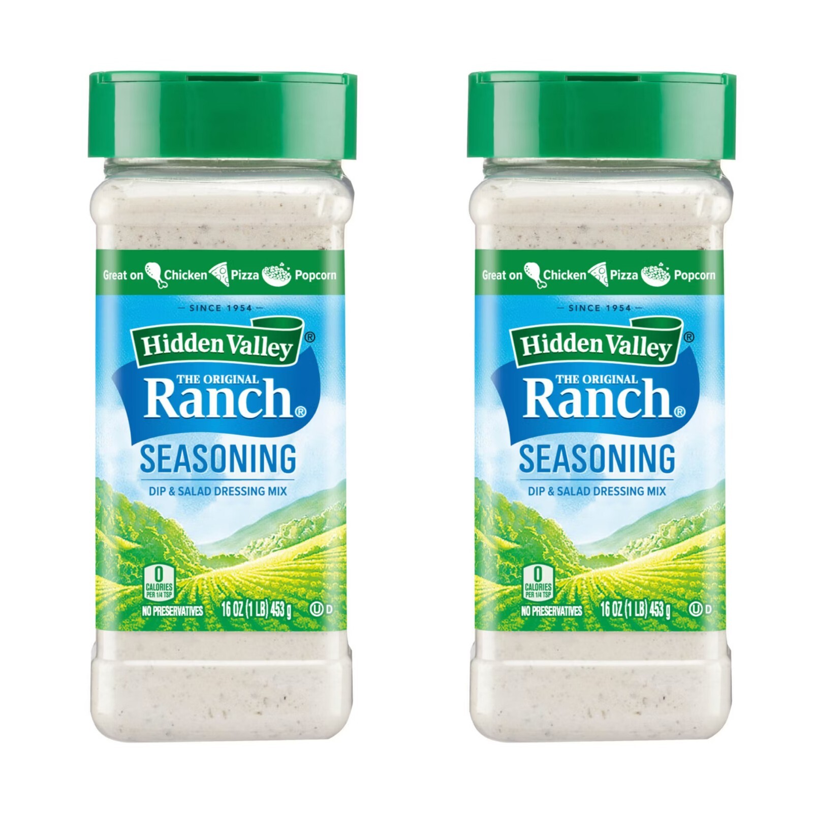Pack of 2, Hidden Valley Dry Seasoning Mix, 16 oz.