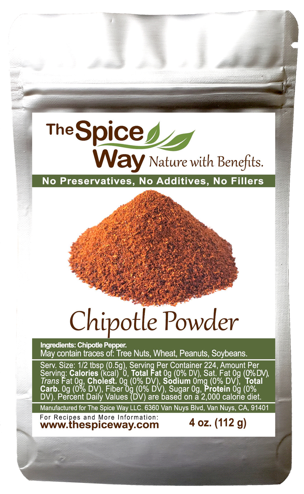 The Spice Way Premium Chipotle Powder 4 oz