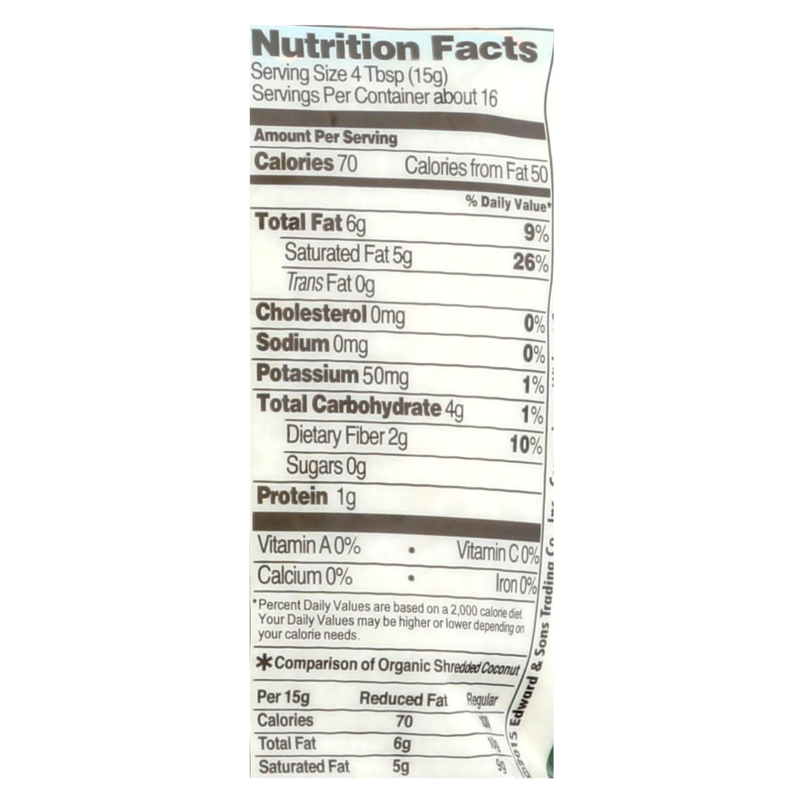 Let’s Do Organics Organic Lite Shredded – Coconut – Case Of 4 – 8.8 Oz.