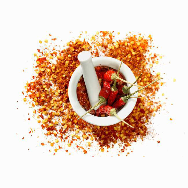Red Chili Pepper Flakes Crushed Dried Seasoning Hot Spicy Ceylon Whole Chilli