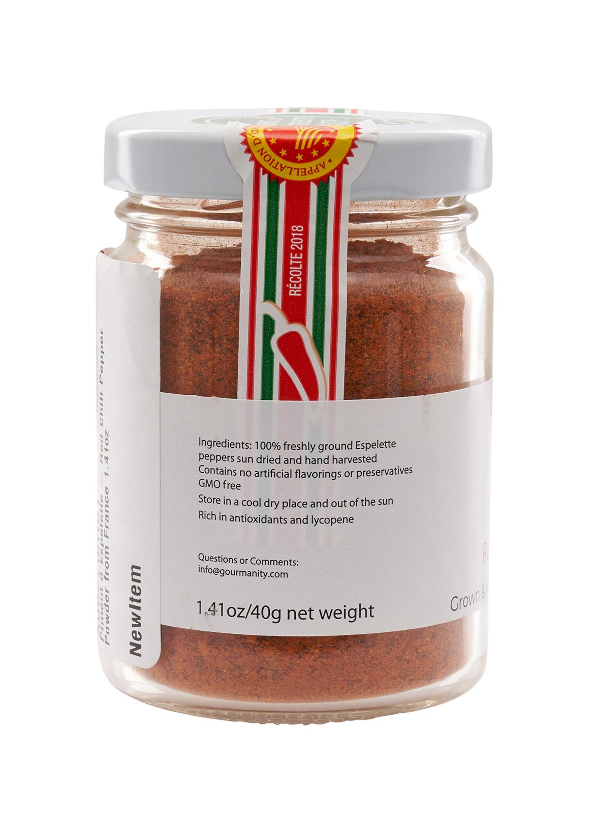 Gourmanity Piment d’Espelette Pepper Powder from Basque, France, Aromatic and…