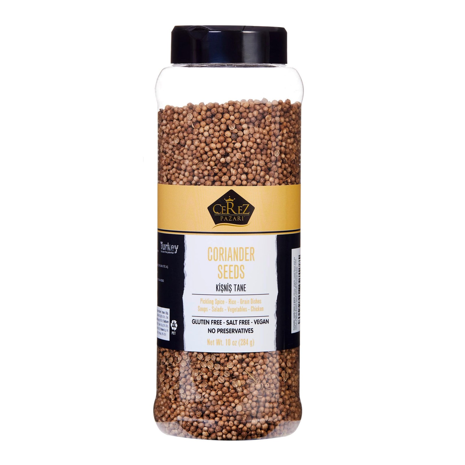 Cerez Pazari Coriander Seeds 10 oz – Whole, Non-GMO, 10 (Pack of 1)