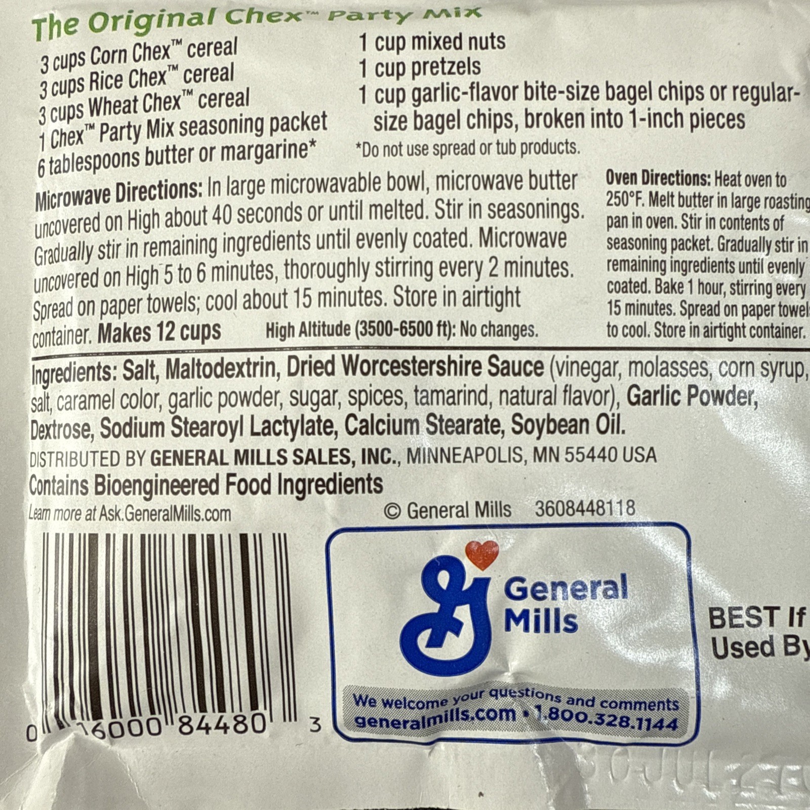 Lot of 20 Chex Mix Seasoning Packets 0.62oz Each Pack Expires July 2027 NEW