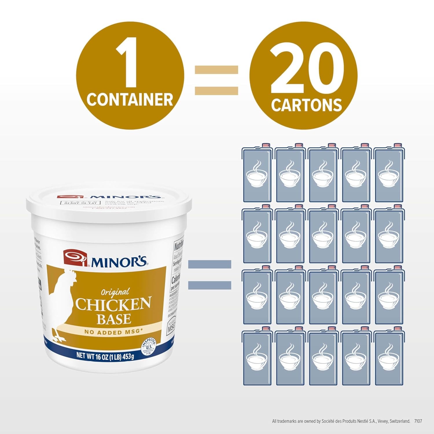 Minor’s Chicken Base and Stock, Great for Soup Broth, 16 Ounce (Pack of 1)