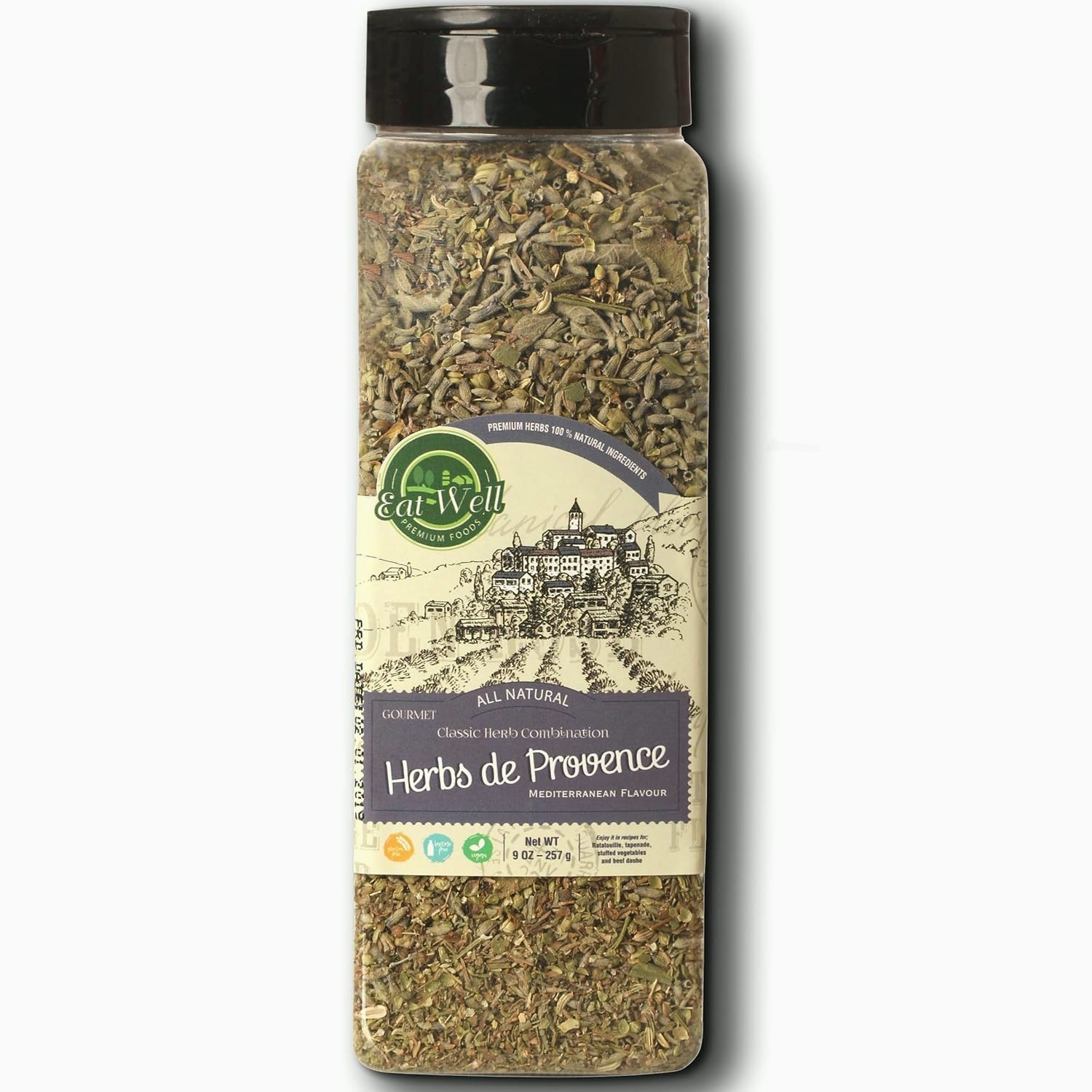Authentic Herbes De Provence 9 oz – Premium French Blend Spice & Herb Seasoning