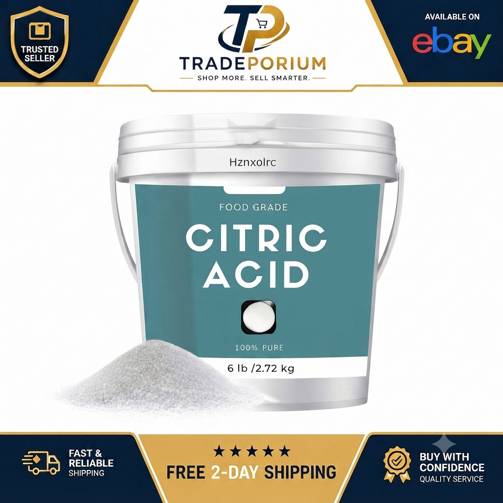 6 lb Citric Acid Powder Food Grade, 100% Pure, Citric Acid for Cleaning, Cook…