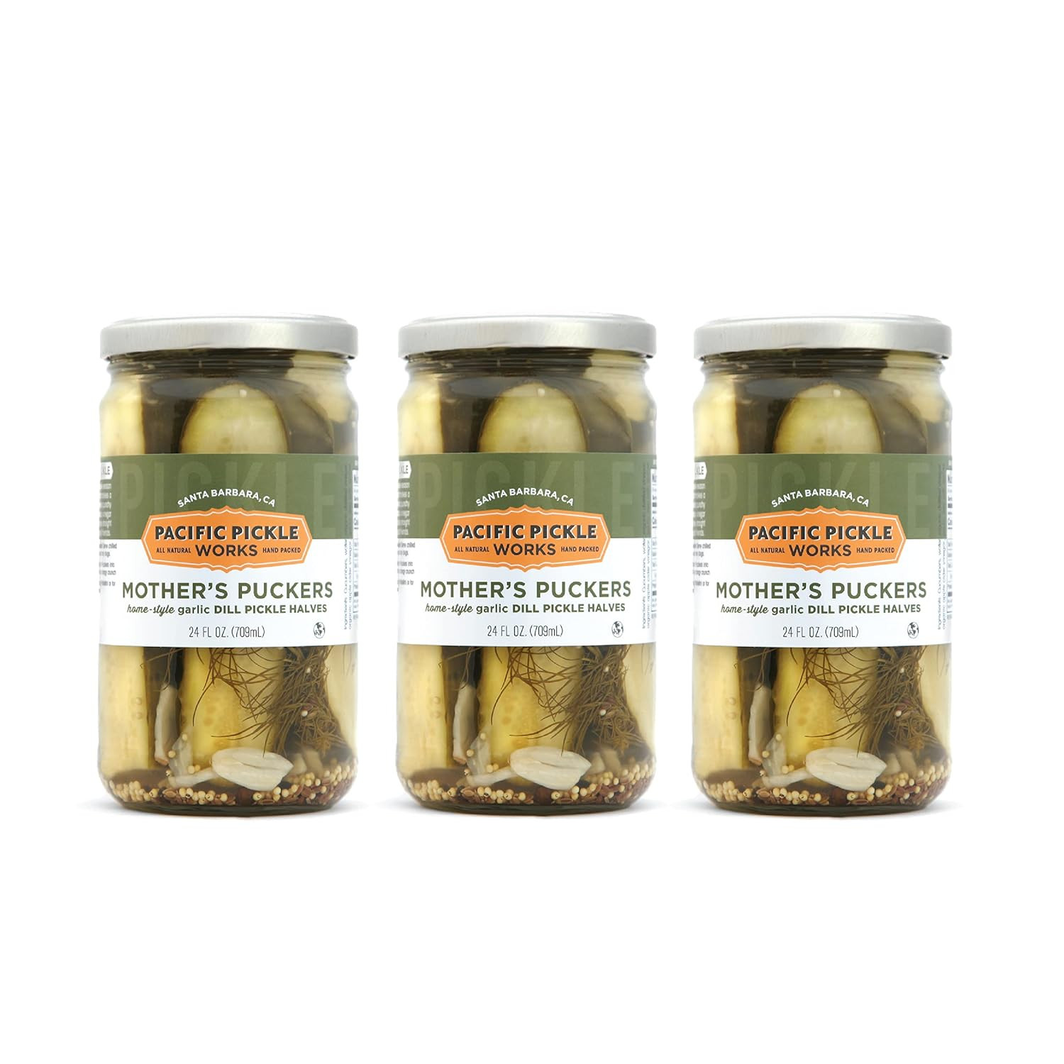 Mother’s Puckers – Classic Home-Style Garlic Dill Pickles – Crisp, Crunchy Gourm