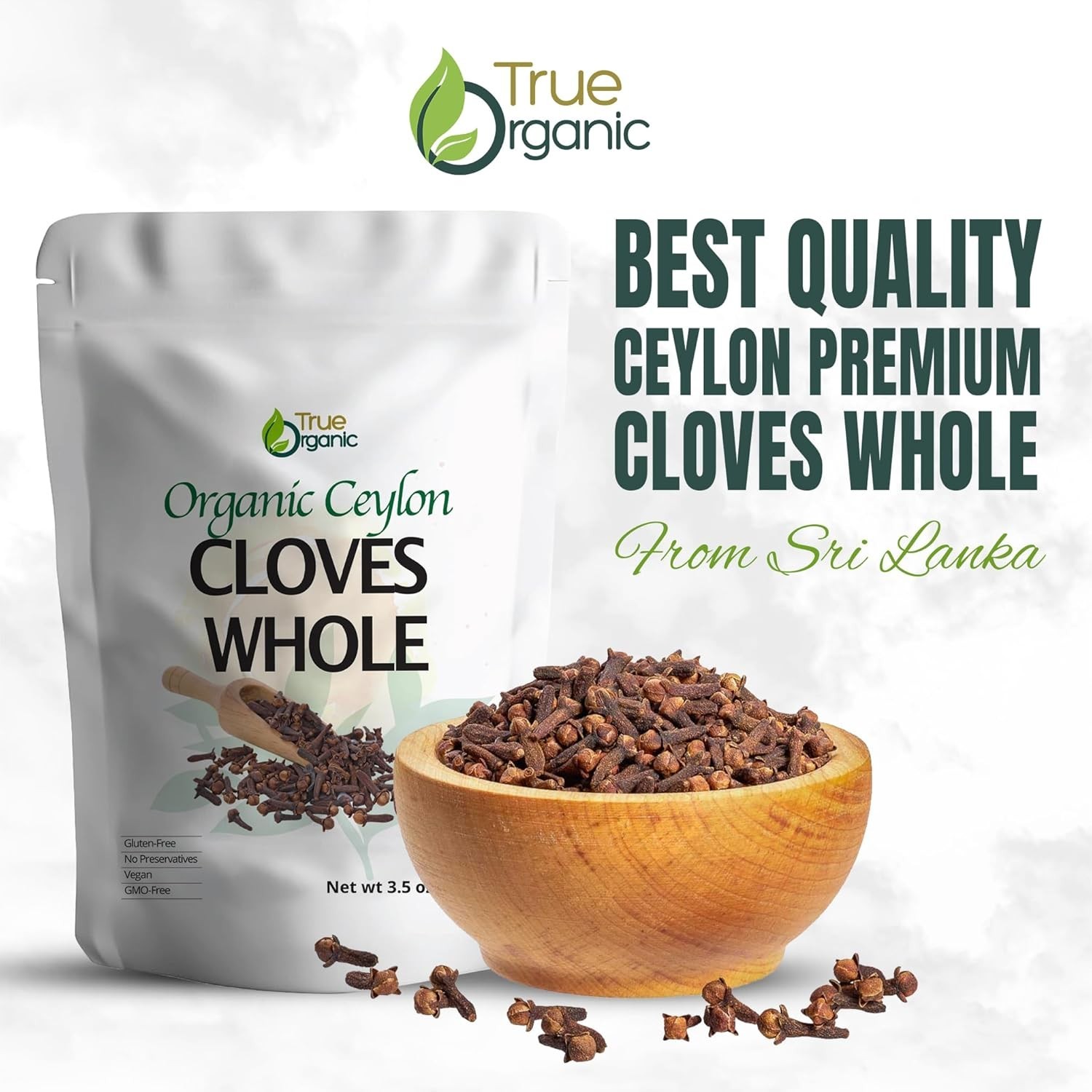 Ceylon Cloves Whole, 1 lb, Premium Grade, 1 Pound (Pack of 1)