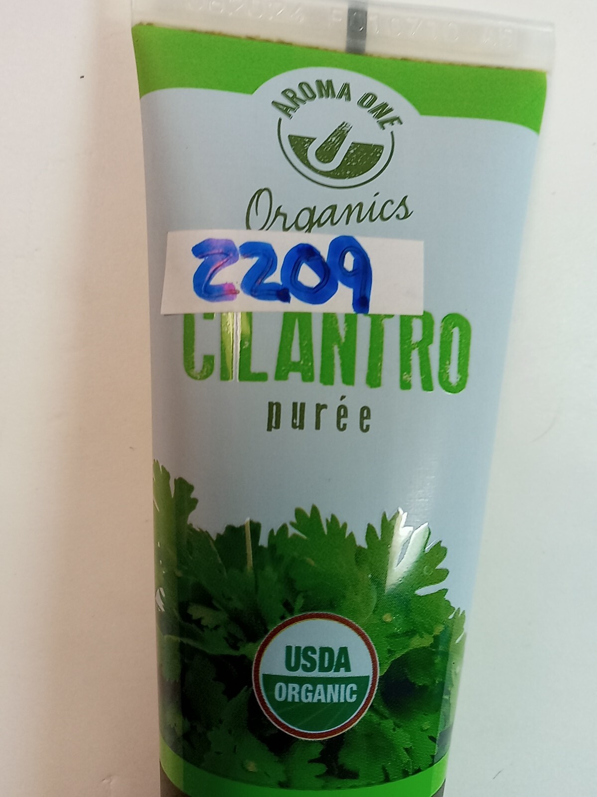 Aroma One USDA Organic Cilantro Puree Stir In Rub Seasoning Non GMO 2.8oz