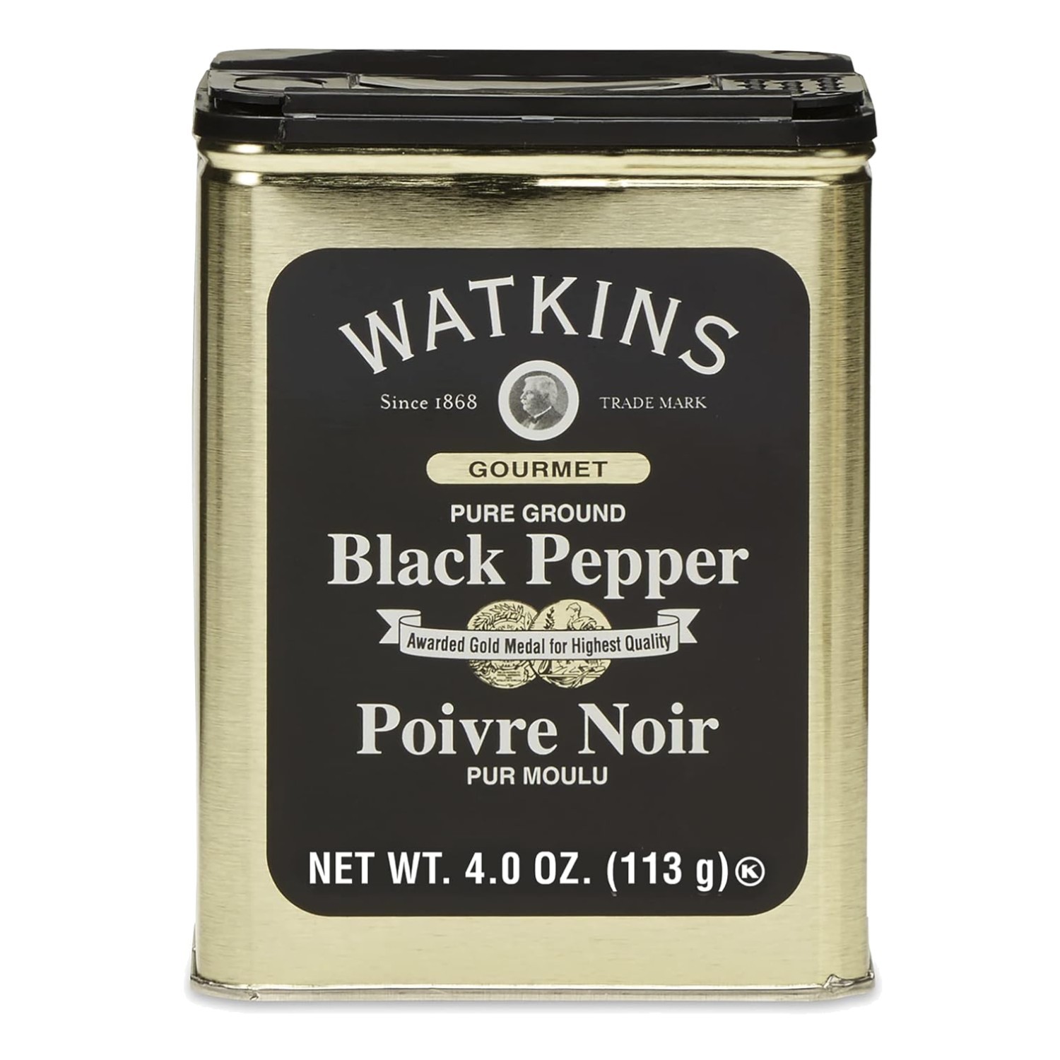 4oz Non-GMO Ground Black Pepper, Kosher & Gluten Free