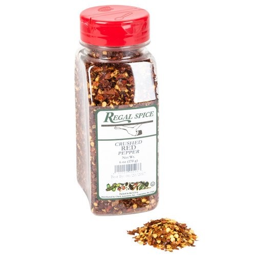 Regal Crushed Red Pepper Flakes | 6 oz. 6 Ounce (Pack of 1)