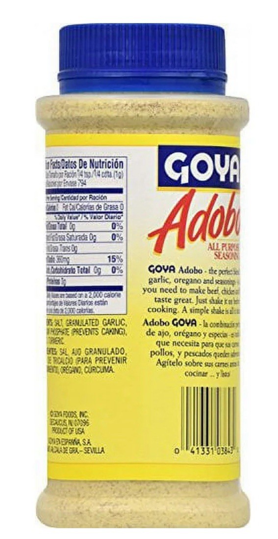 Goya Adobo All Purpose Seasoning Without Pepper 28 oz