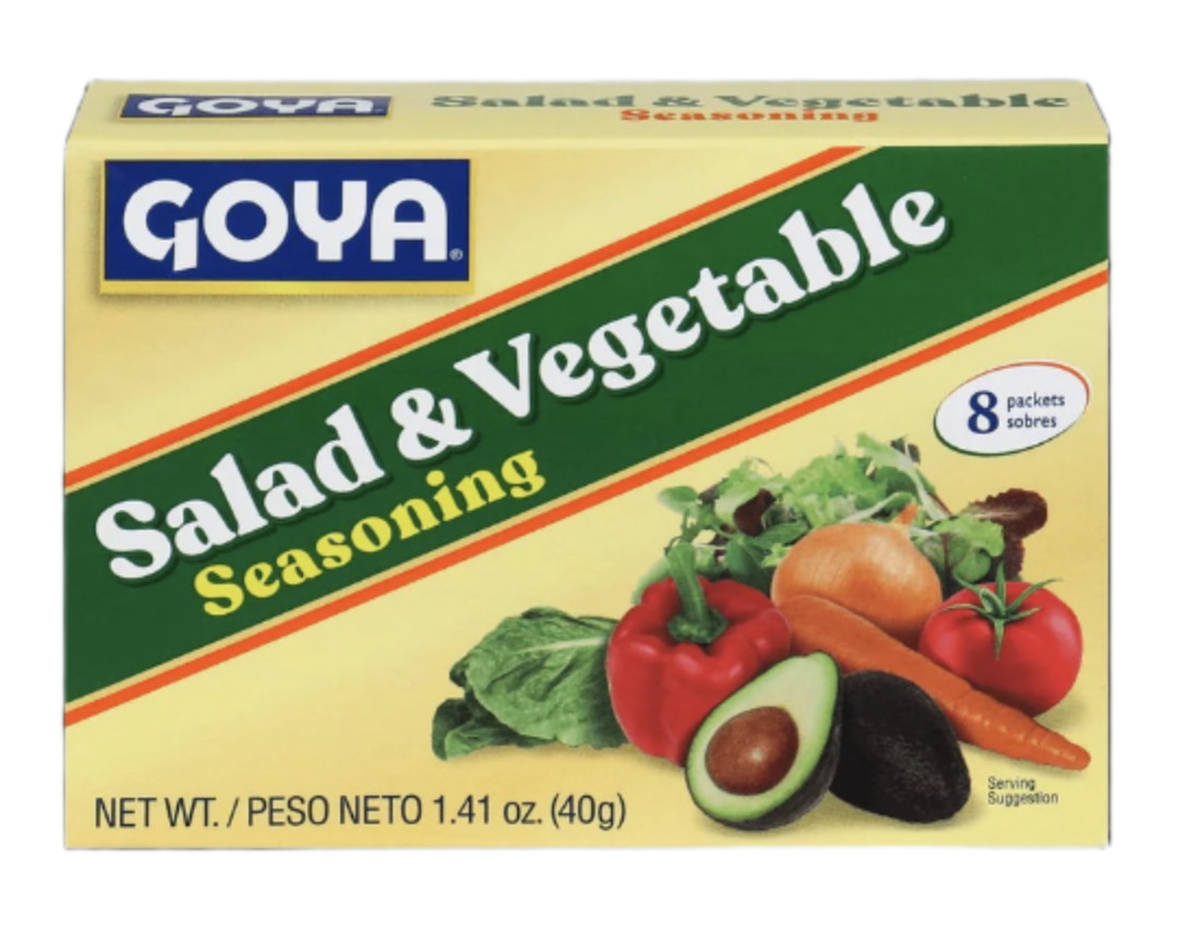 Goya Salad & Vegetable Seasoning, 20-envelopes, 3.52-Ounce Units