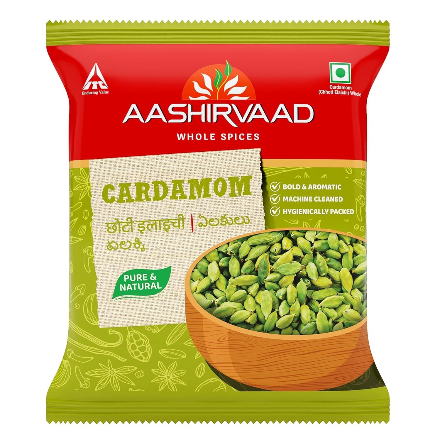 Cardamom Natural Whole Spices Chhoti Elachi 100gm FREESHIP WORLDWIDE