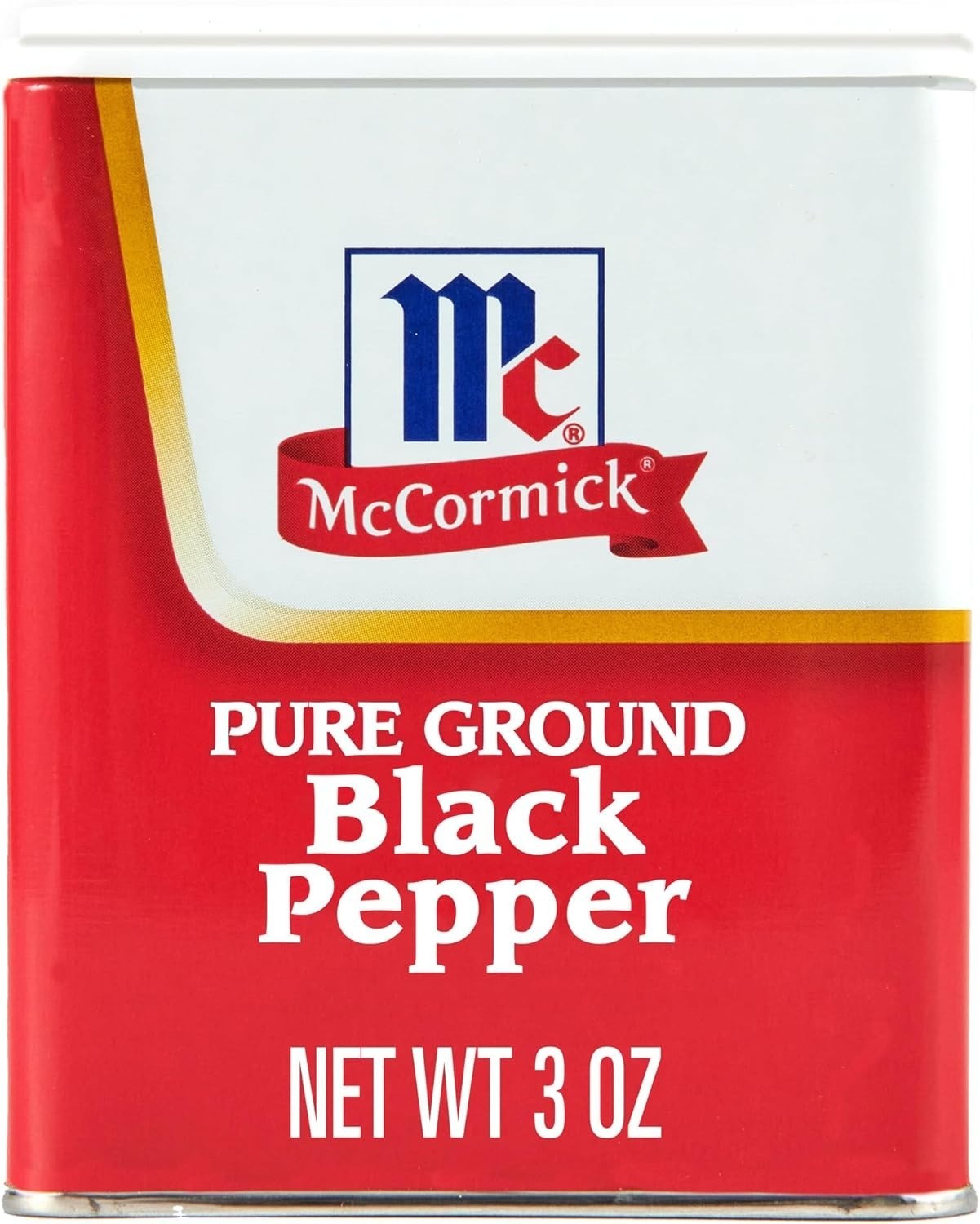 McCormick Pure Ground Black Pepper 3 oz, No Added Sugar, No High Fructose, Paleo