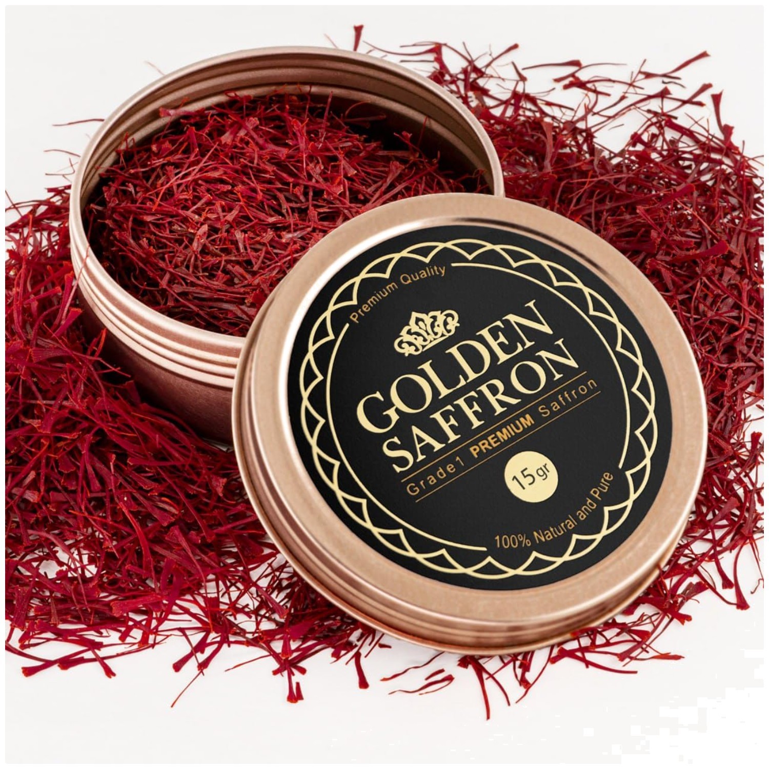 Non-GMO Super Negin Saffron for Tea & Risotto