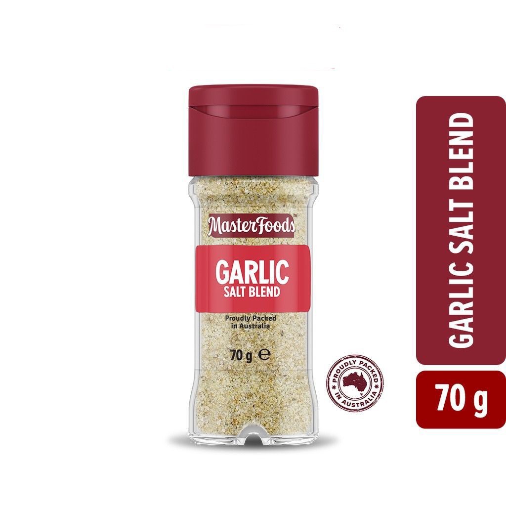 MasterFoods Garlic Salt [70g] – Food Seasoning Herbs Spices