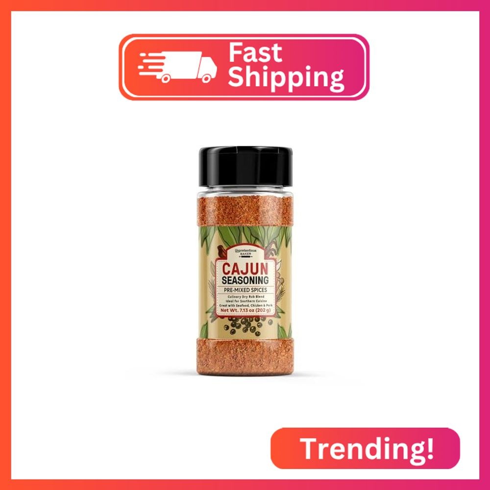 Unpretentious Cajun Seasoning (7.13 Ounce) Culinary Blend, Southern Classic Cuis