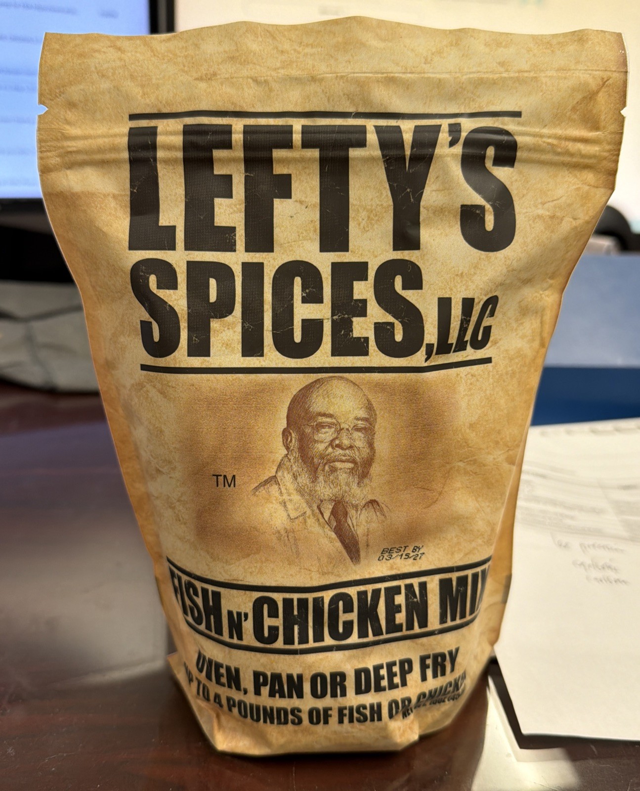 Lefty’s Original Fish N’ Chicken Mix | Air Fry and Oven Baked Seasoned Coating