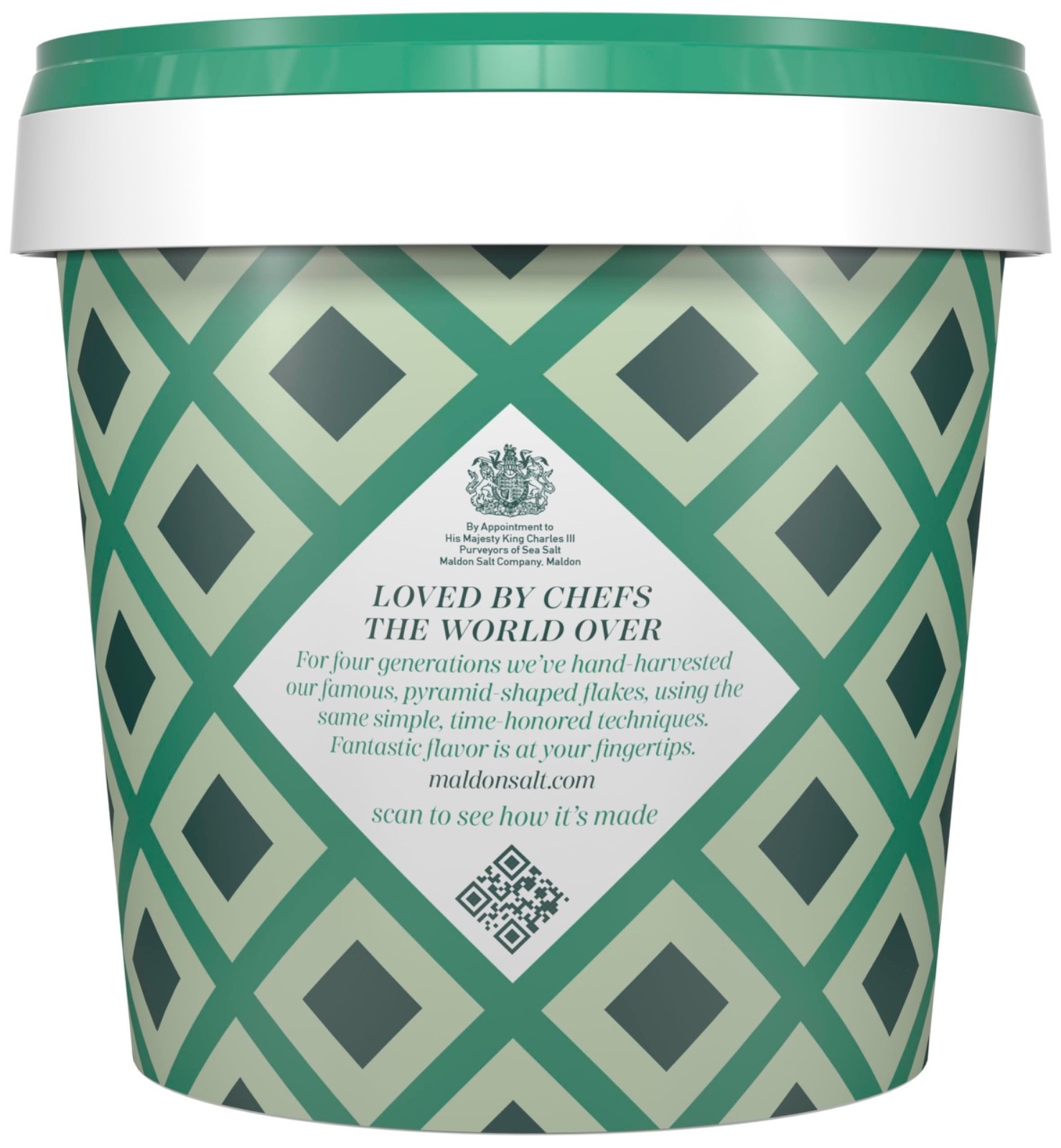 Salt Sea Salt Flakes 20 Oz 570 G Resealable Tub Kosher Natural Four Generations