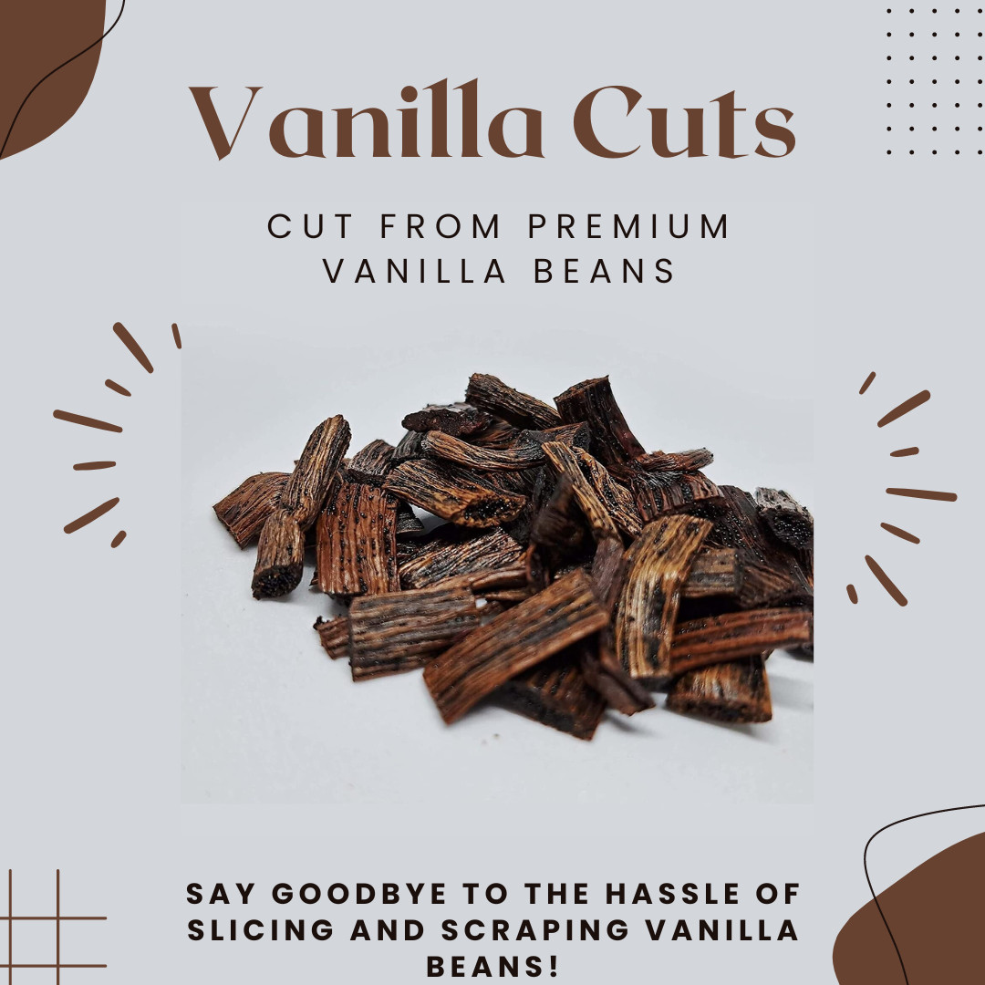Vanilla Beans Cut – 1 Pound Vanilla Beans Grade B, Best Vanilla Bean For Extract