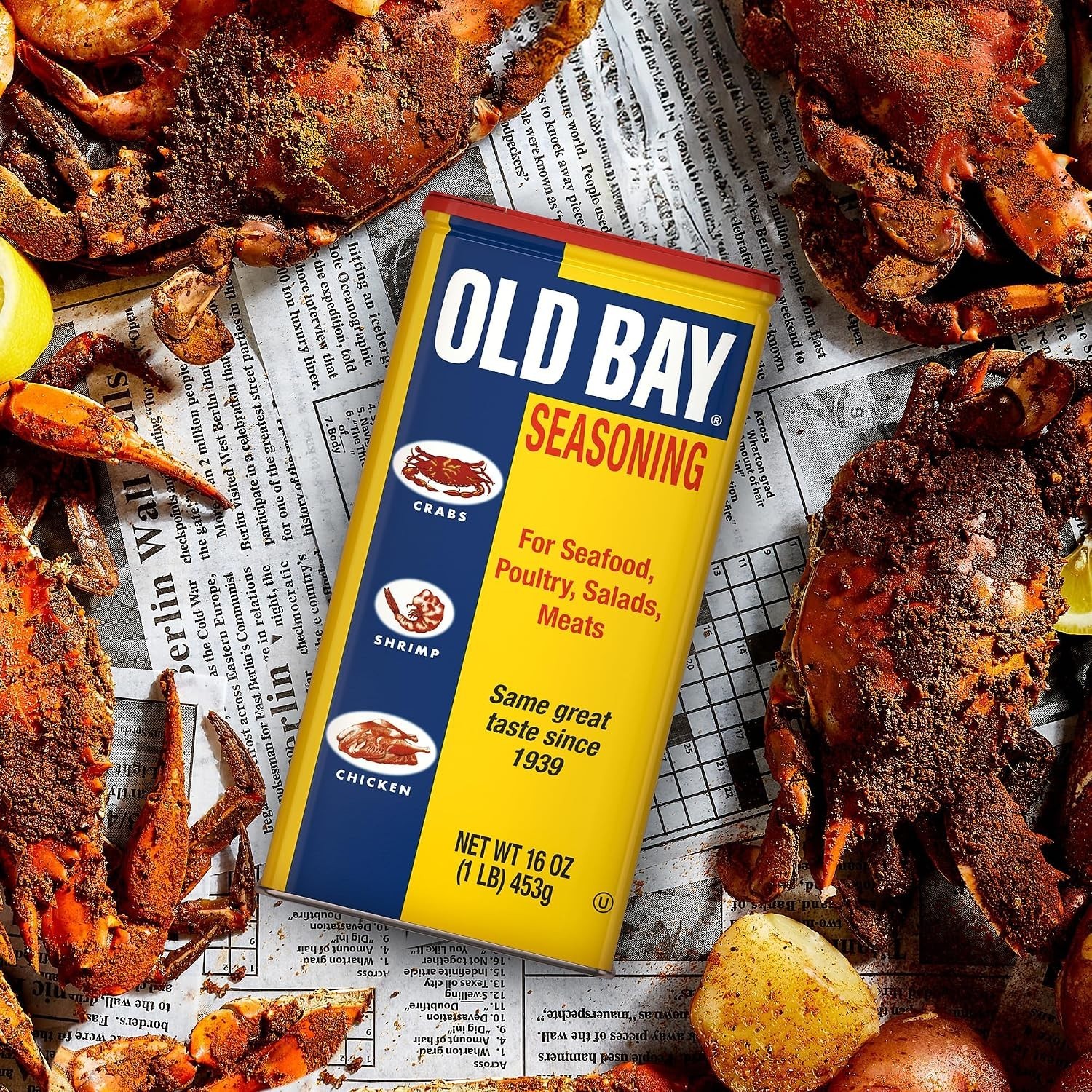 Versatile 16 oz Old Bay Seasoning – Perfect for Seafood, Chicken, & Snacks