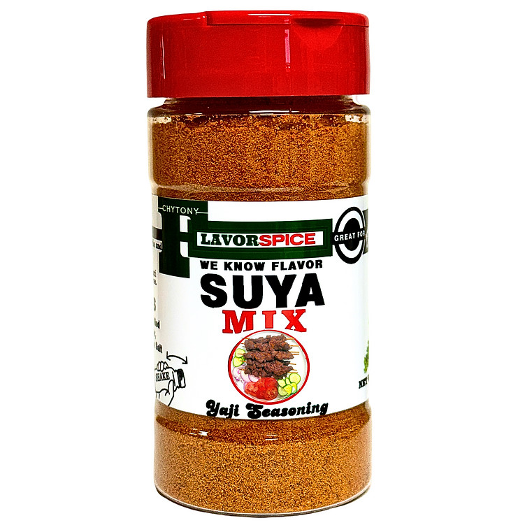 Suya Mix Spice Nigeria 8oz | Made with 100% Herbs and Spices | Yaji Pepper