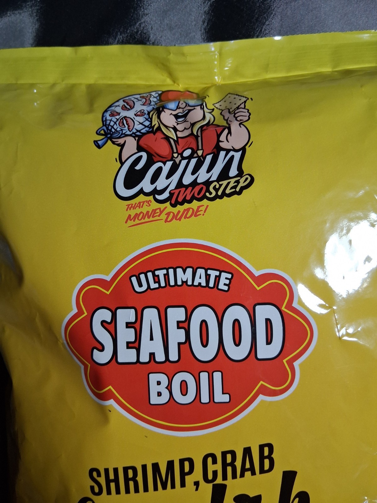 SEAFOOD BOIL SEASONING BY CAJUN TWO STEP LARGE 4 LB. BAG SHRIMP, CRAB, CRAWFISH