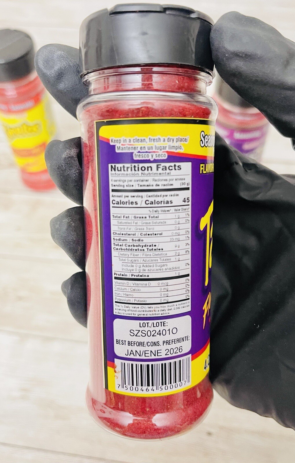 4x Seasosing Chilli Powder Takis Flamming Hot Cheetos Tostitos Crujiente Powder